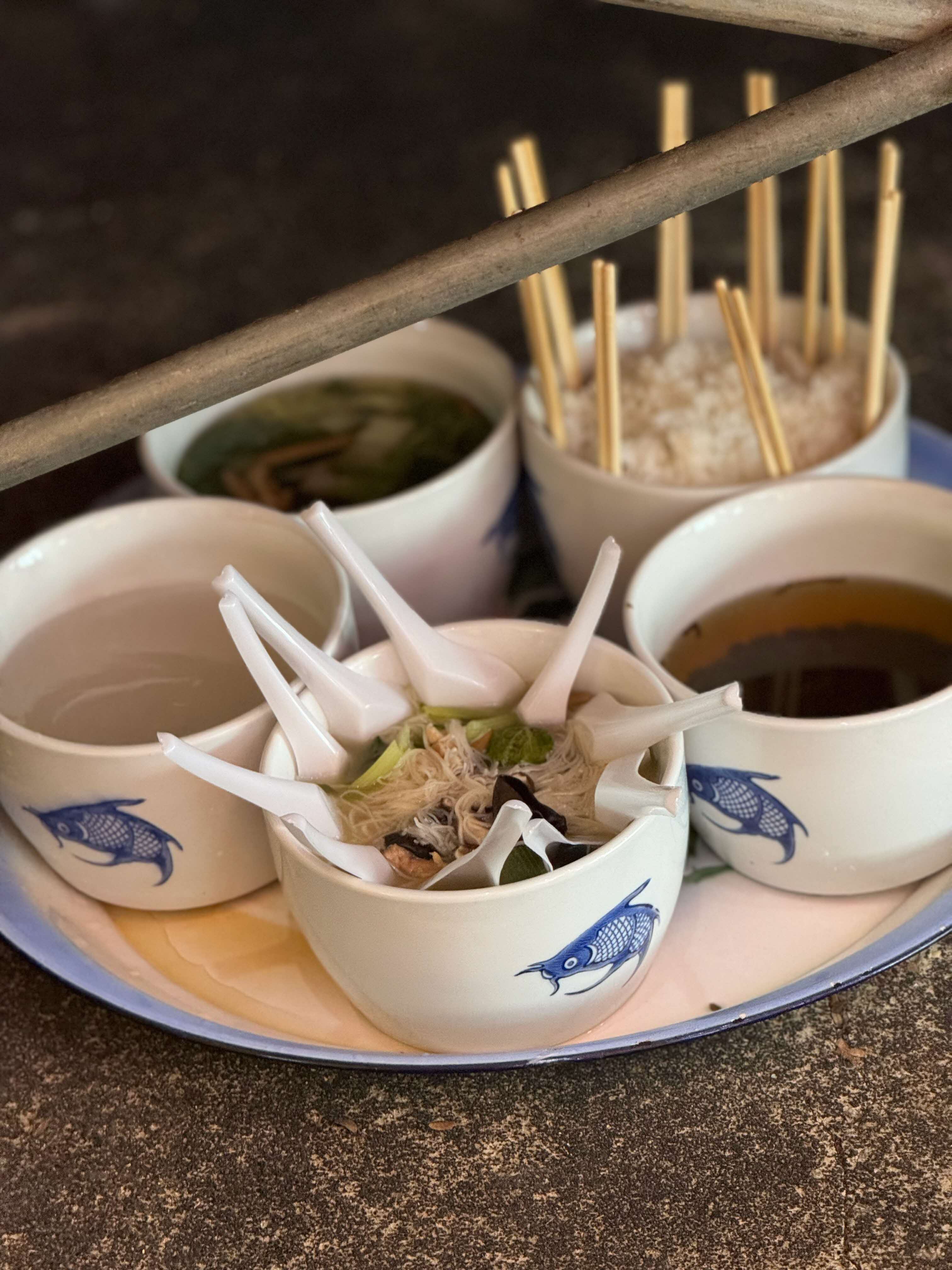 Soup, starch and other soft food for the spirits. 
